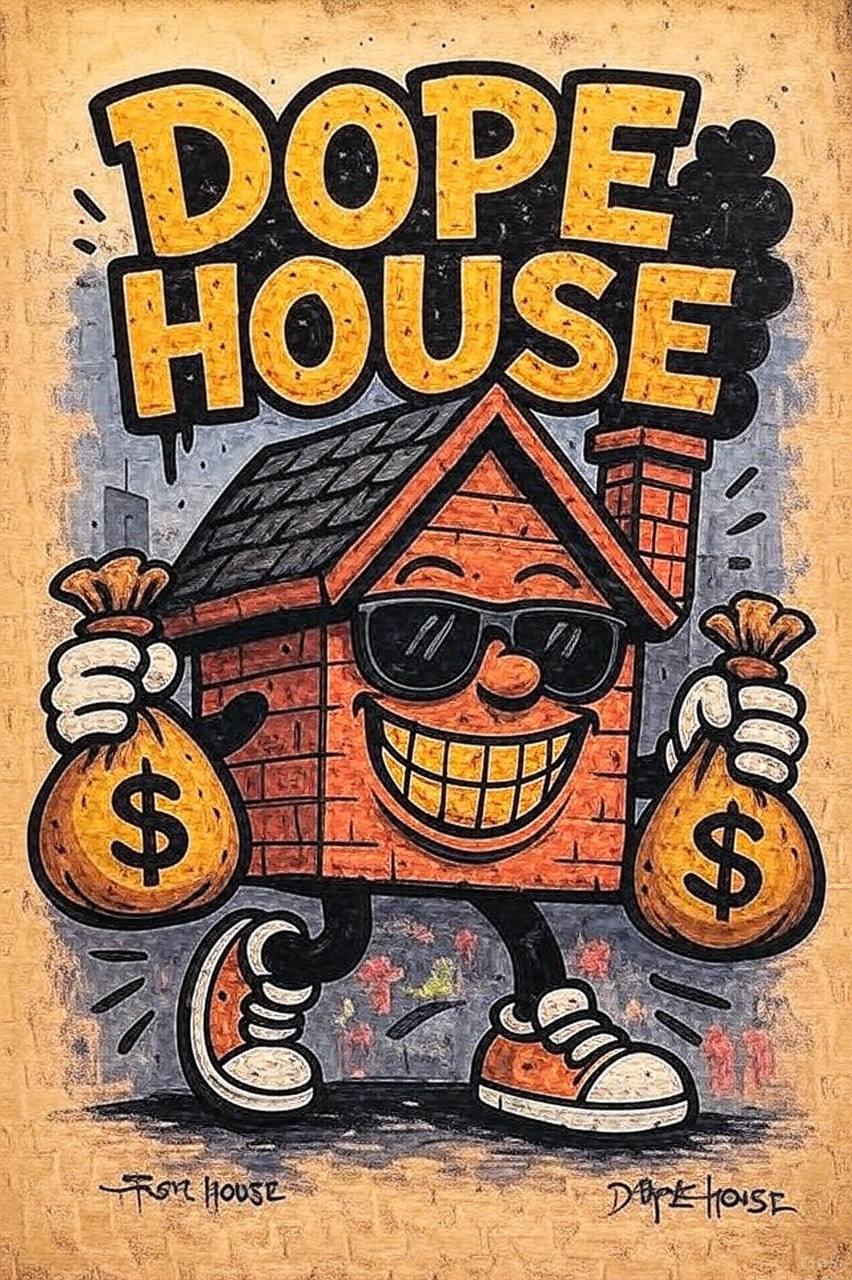 DopeHouse Footer Mascot